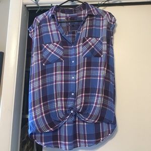 Express Plaid Button Down